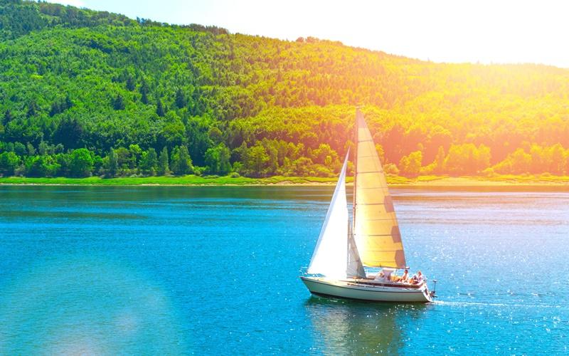 Sailing lake most beautiful lakes Austria