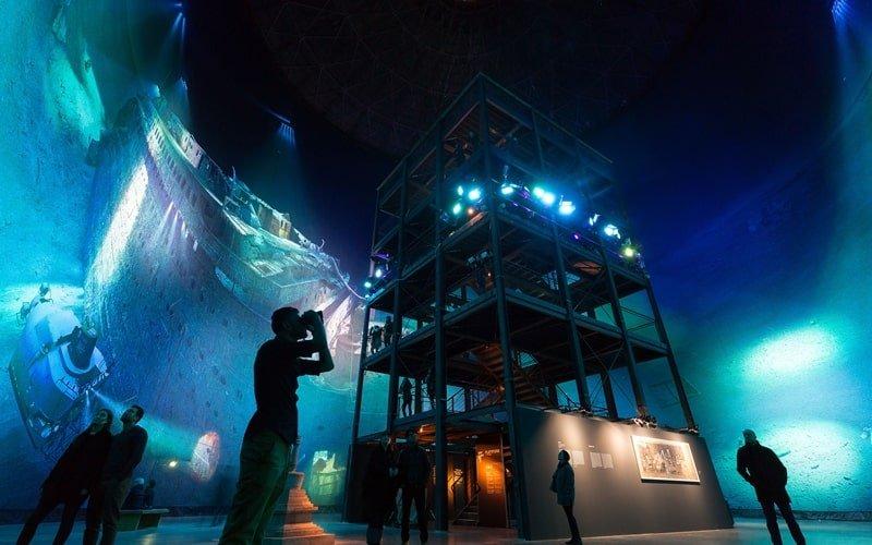 Interior with Viewing Tower for the Titanic Panorama