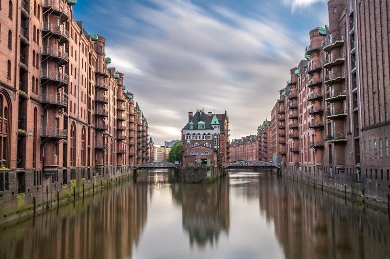 Almacén antiguo en Hamburgo